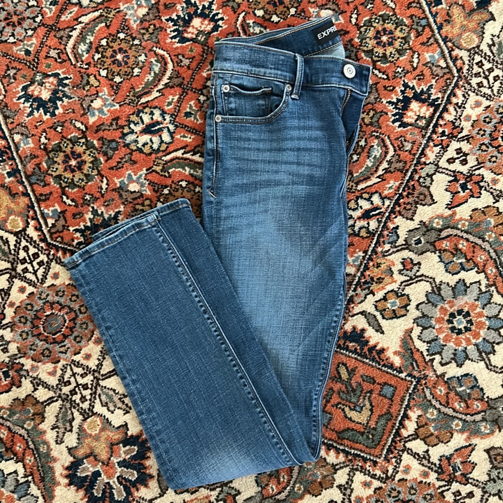 6R express mid rise skinny jean